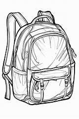 Bag Coloring Pages sketch template