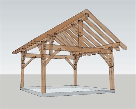 16x16 Timber Frame Plan - Timber Frame HQ