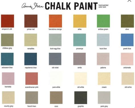 Chalk Paint® by Annie Sloan | Annie sloan chalk paint colors, Annie ...