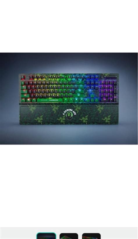 bape x razer keyboard, Computers & Tech, Parts & Accessories, Computer Keyboard on Carousell