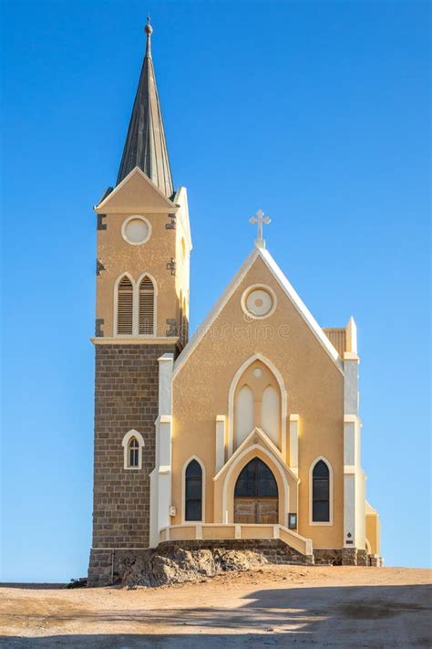 German Colonial Church, Luderitz, Namibia. Stock Photo - Image of house, history: 238442886