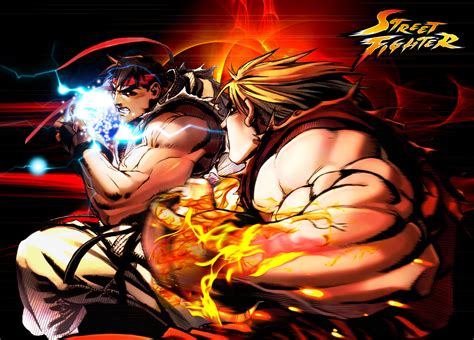 Street Fighter Ryu and Ken digital wallpaper, Street Fighter, Ryu ...