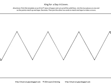 8 Best Images of Paper Crown Printable Templates - Princess Crown Template Printable, King Crown ...