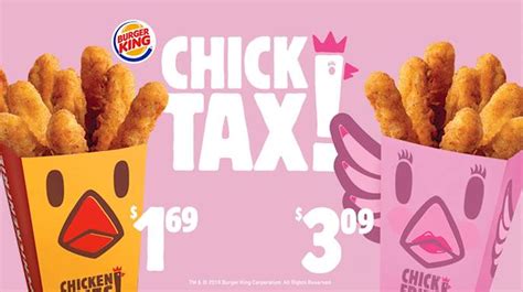 Burger King’s “Chick Fries” Campaign Brings The Pink Tax To The Fast Food Counter