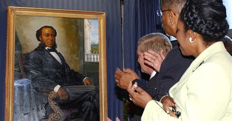 Portrait of first black congressman unveiled