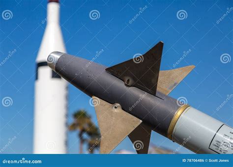 Sidewinder Missile stock photo. Image of missile, target - 78706486