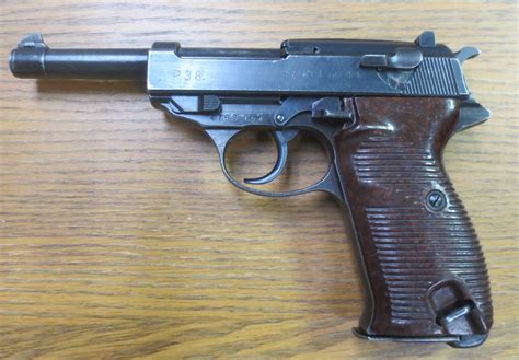 Fine WWII Nazi German P38 9mm pistol, 1944 Walther – Battleground Antiques