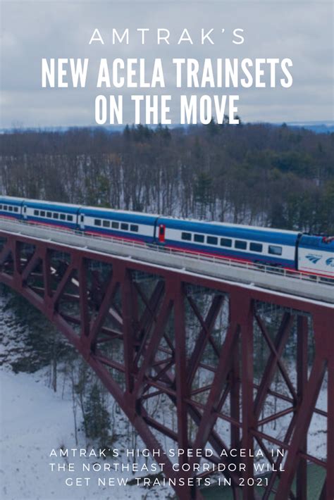 Amtrak's New Acela Trainsets: Speeding Across the Northeast Corridor