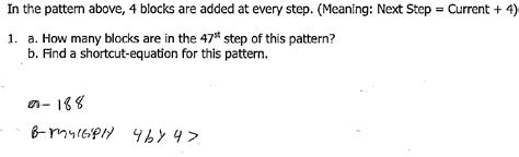 Visual Patterns – Math Mistakes