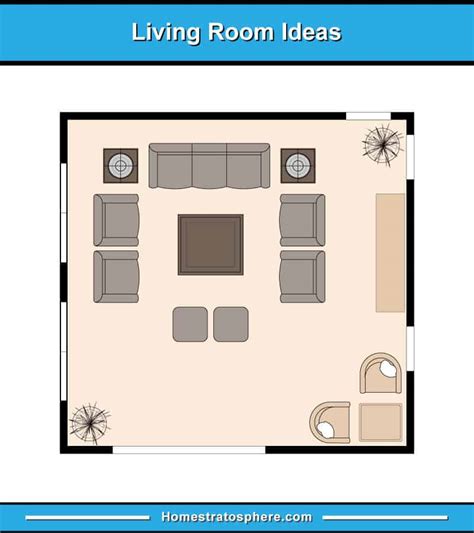 Living Room Furniture Floor Plans - floorplans.click