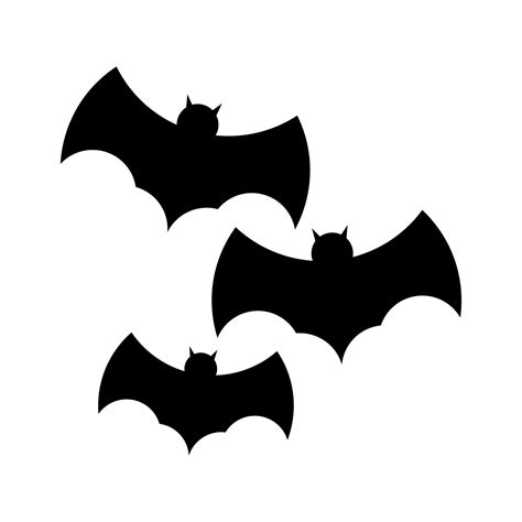 Halloween Bat Silhouette Vector Element , Halloween Celebration Vector 29220631 Vector Art at ...