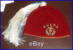 VINTAGE 1920’s GREEK FEZ OF AHEPA ORGANIZATION RARE GREECE HELMET HAT | Militaria 1919-1938