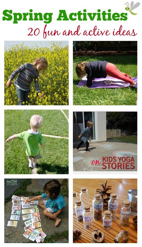 20 Fun Outdoor Spring Activities for Kids - Kids Yoga Stories | Yoga ...