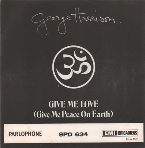 George Harrison Give Me Love (Give Me Peace On Earth) South African 7 ...