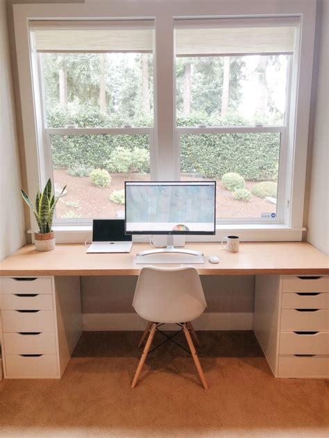 Organizing The Home Office: DIY Desk in 5 Steps • The Simply Sorted Home