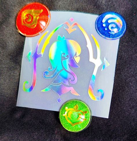 Nahida Constellation Genshin Impact Holographic Vinyl Sticker - Etsy