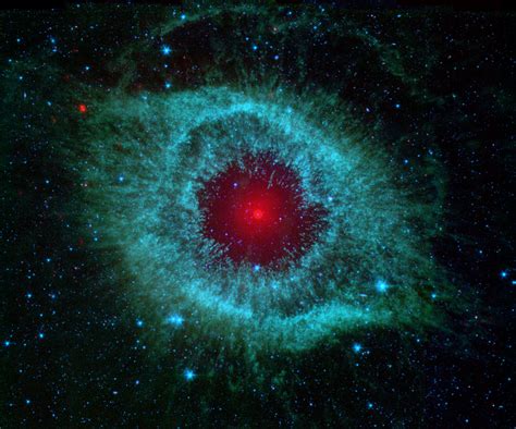 The Eye of God - An Infrared Image of the Helix Nebula. Have fun ...