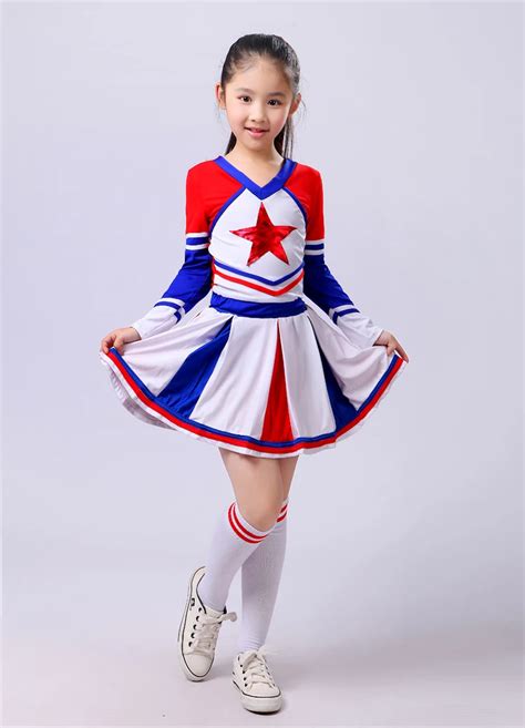 Cheerleading Aerobics Costume Modern Dance Wear Long Sleeve ...