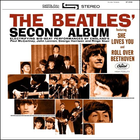 Beatles Second Album Cover