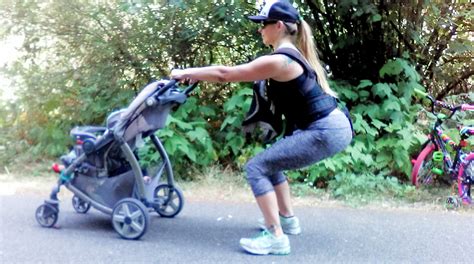 Full Body Active Stroller Workout For Busy Moms on the Go