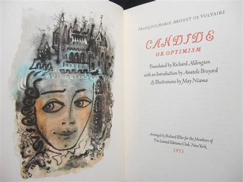 Candide, or Optimism | Francois Marie Arouet de Voltaire, Anatole Broyard, May | Limited Edition