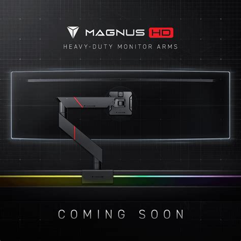 COMING SOON: Secretlab MAGNUS Heavy-Duty Monitor Arm : r/secretlab