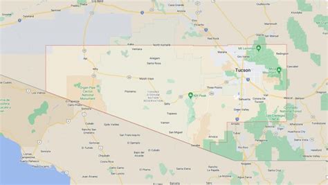 Cities and Towns in Pima County, Arizona – Countryaah.com