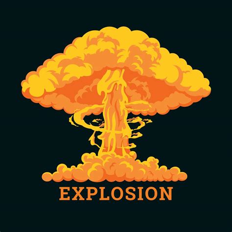 Nuclear Explosion 225082 Vector Art at Vecteezy