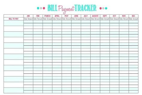 5+ Bill Payment Schedule Templates