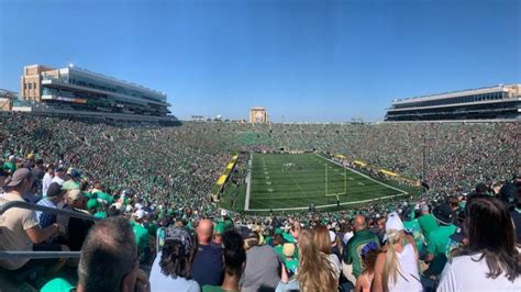 Upper Bowl (Sections 101-136) | Notre Dame Fighting Irish Football vs ...