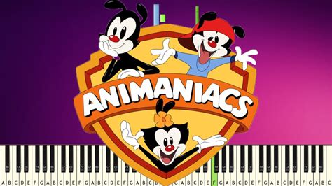 Animaniacs Theme Song - PIANO TUTORIAL - YouTube