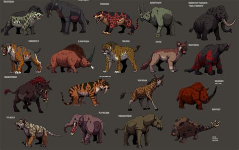 Prehistoric mammals collection updated by hellraptorstudios on deviantart – Artofit