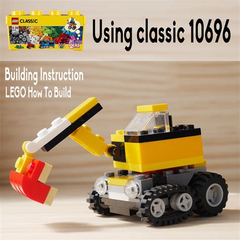 LEGO How to build: How to build LEGO digger, using Classic 10696