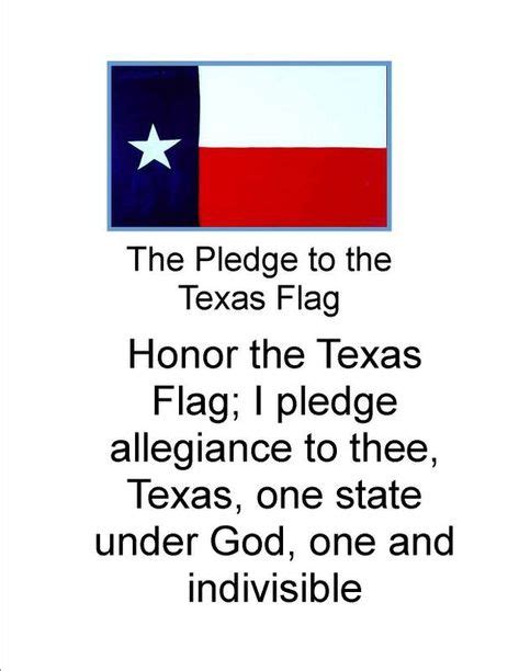 TEXAS PLEDGE OF ALLEGIANCE - Longview-Gregg County Unit Of Retired Teachers Association | School ...