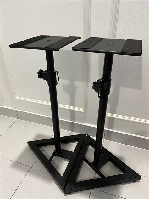 Monitor speakers stand ( floor) - 1 Pair, Hobbies & Toys, Music & Media, Music Accessories on ...