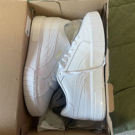 Puma Women's White Trainers | Depop