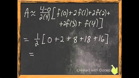 Trapezoid Rule Examples - YouTube