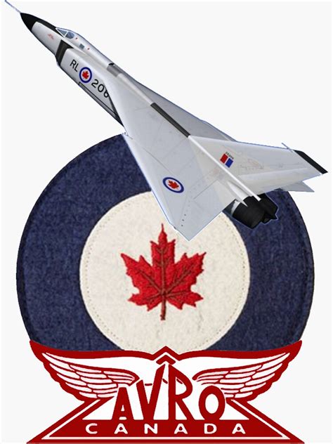 "Avro Arrow Avro Canada" Sticker for Sale by MichaelEpp | Redbubble