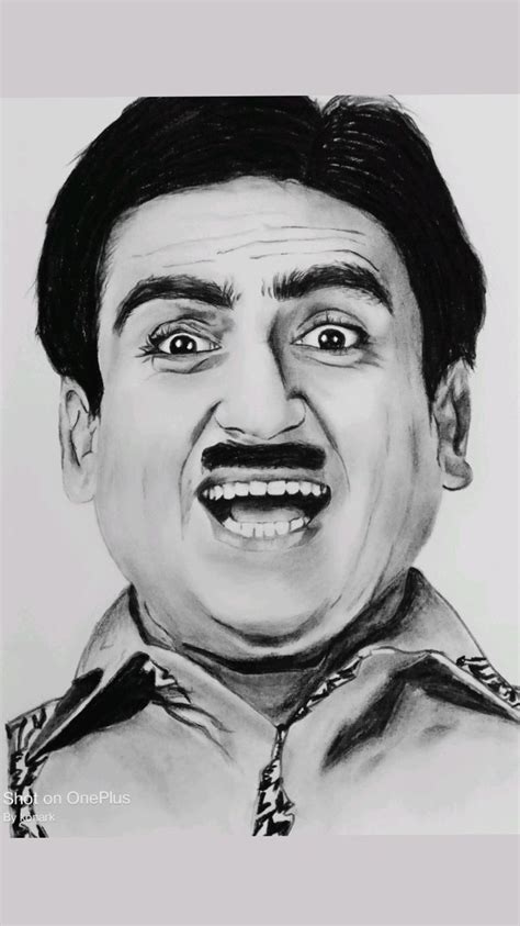 Jethalal | Taarak Mehta ka ooltah chashma | Sketch Portrait| Drawing| | Celebrity portraits ...