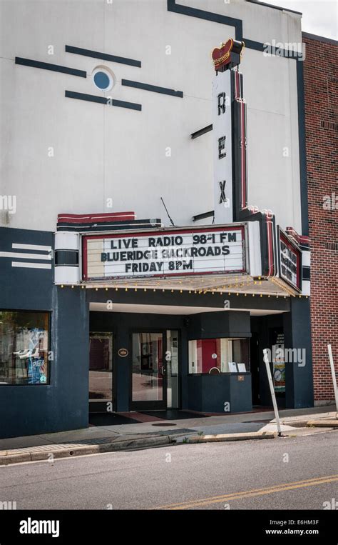 Rex Theater, 113 East Grayson Street, Galax, Virginia Stock Photo - Alamy