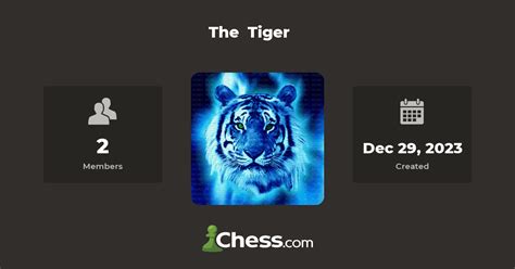 The Tiger - Chess Club - Chess.com