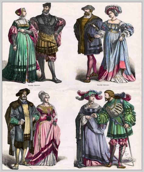 16th century German renaissance costumes.