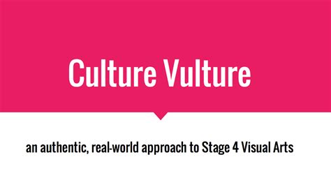 Culture Vulture Cover - VADEA