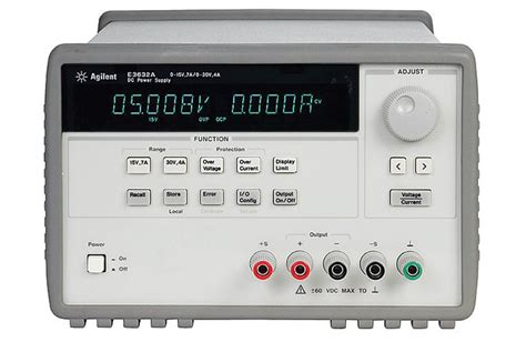 Agilent E3632A Digital DC Power Supply, 0-15V, 7A, 0-30V, 4A