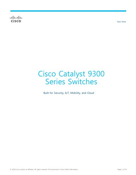 Cisco Catalyst 9300 User Manual