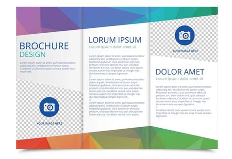 Tri Fold Brochure Vector Template 92245 Vector Art at Vecteezy