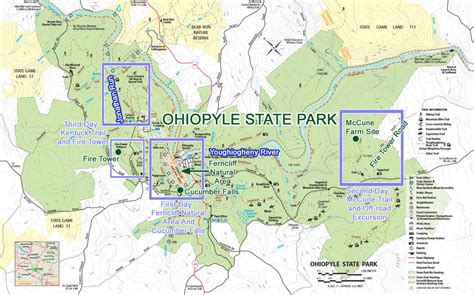 Ohiopyle State Park Campground Map