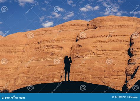 Rock Bridge in Wadi Rum Valley Stock Image - Image of desert, landmark: 141855791