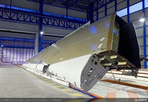 First A350 XWB static test aircraft wing arrives in Toulouse for ground ...