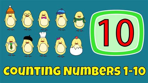 Counting Numbers | Numbers 1-10 lesson for children - YouTube